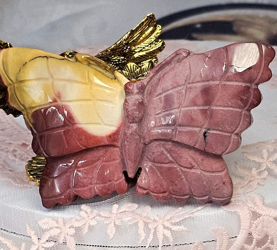 Mookaite Butterfly, Mookaite Jasper,  Australian Crystal, Chakra Stone