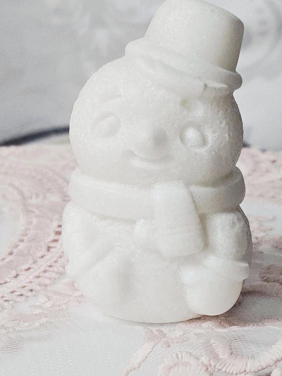Marble Snowman,  Christmas Statue, Crystal, Home Decor, Cute Christmas Decoration