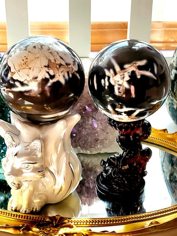 Orca Agate Heart, Gifts for Her, Crystal, Crystal Heart