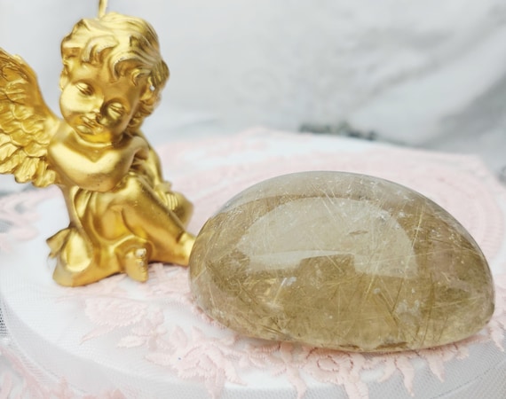 Rutilated Gold Crystal, Crystal Healing, Gift, Metaphysical Crystals, Healings Stone