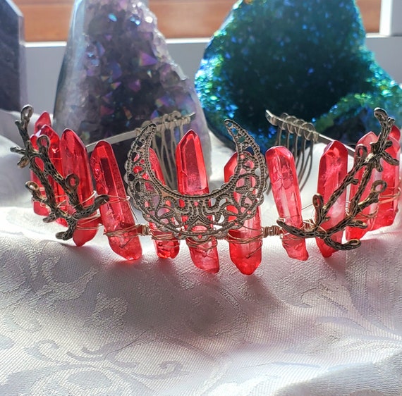 Crystal Crown, Crown, Wedding Crown, Crystal - image 1