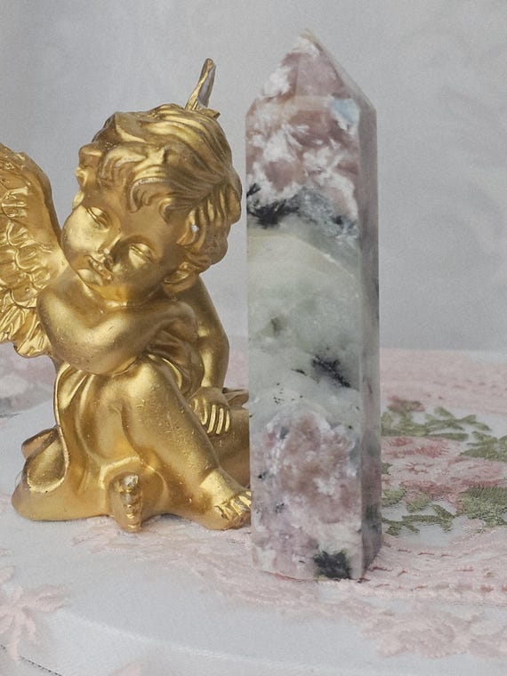 Charoite Tower/ Pink Charoite Point | RARE | Top Grade- A+++ Quality Russian Charoite Towers