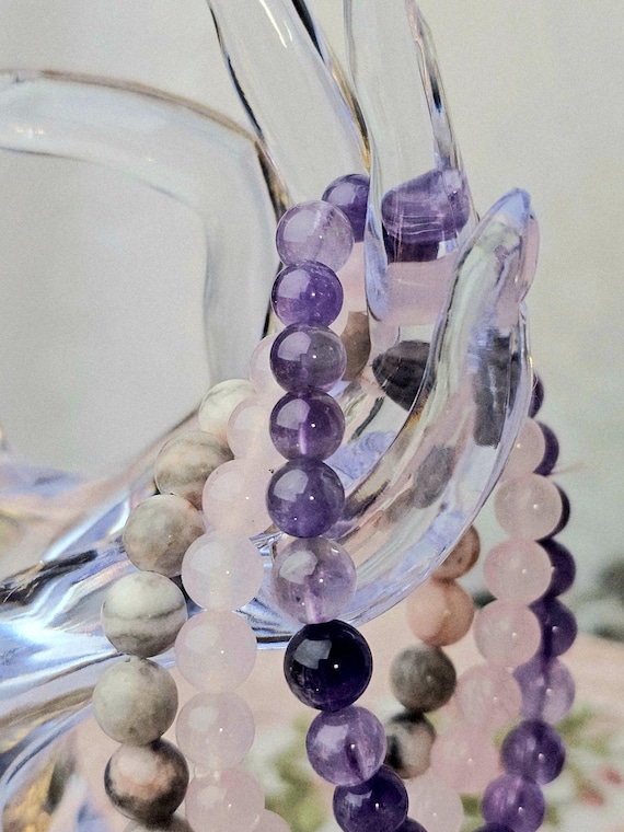 Unstoppable Queen Bracelet Set- Self-Love, Inner Strength and Determination Crystal Bracelet Set, Boho Bracelet, Gift for Her