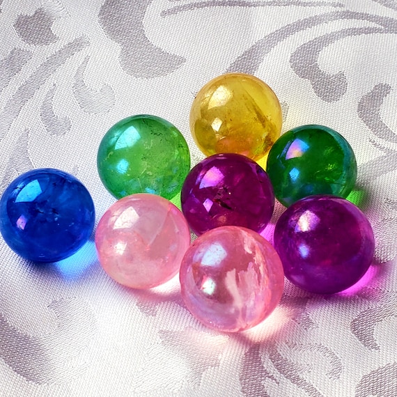 Angel Aura Quartz Crystal Sphere | Aura Quartz Sphere
