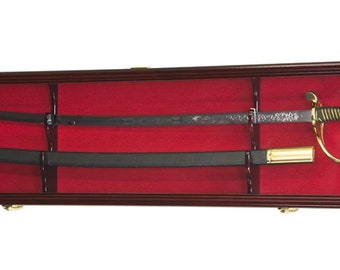 1-2 Sword & Scabbard Display Case Swords Military Navy Japanese Civil War Samurai