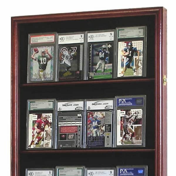 Display case trading card etsy