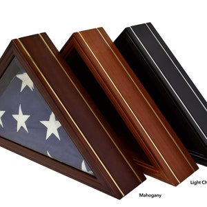 Old Glory Flag Display Case for 5x9 Memorial Burial Funeral