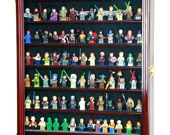 Vitrine Figurines 3 Étages Anti-Poussière - 30x30x8cm Transparente - Pour Collection Poupées