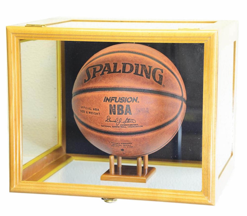 Basketball Display Case wall Mounting/free Standing W/ 98 Etsy