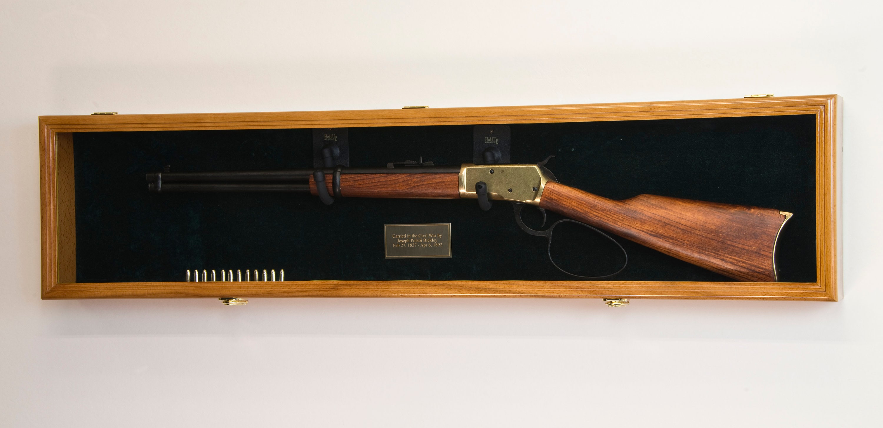 Single Rifle Gun Shotgun Display Case Wall Rack Holder Etsy