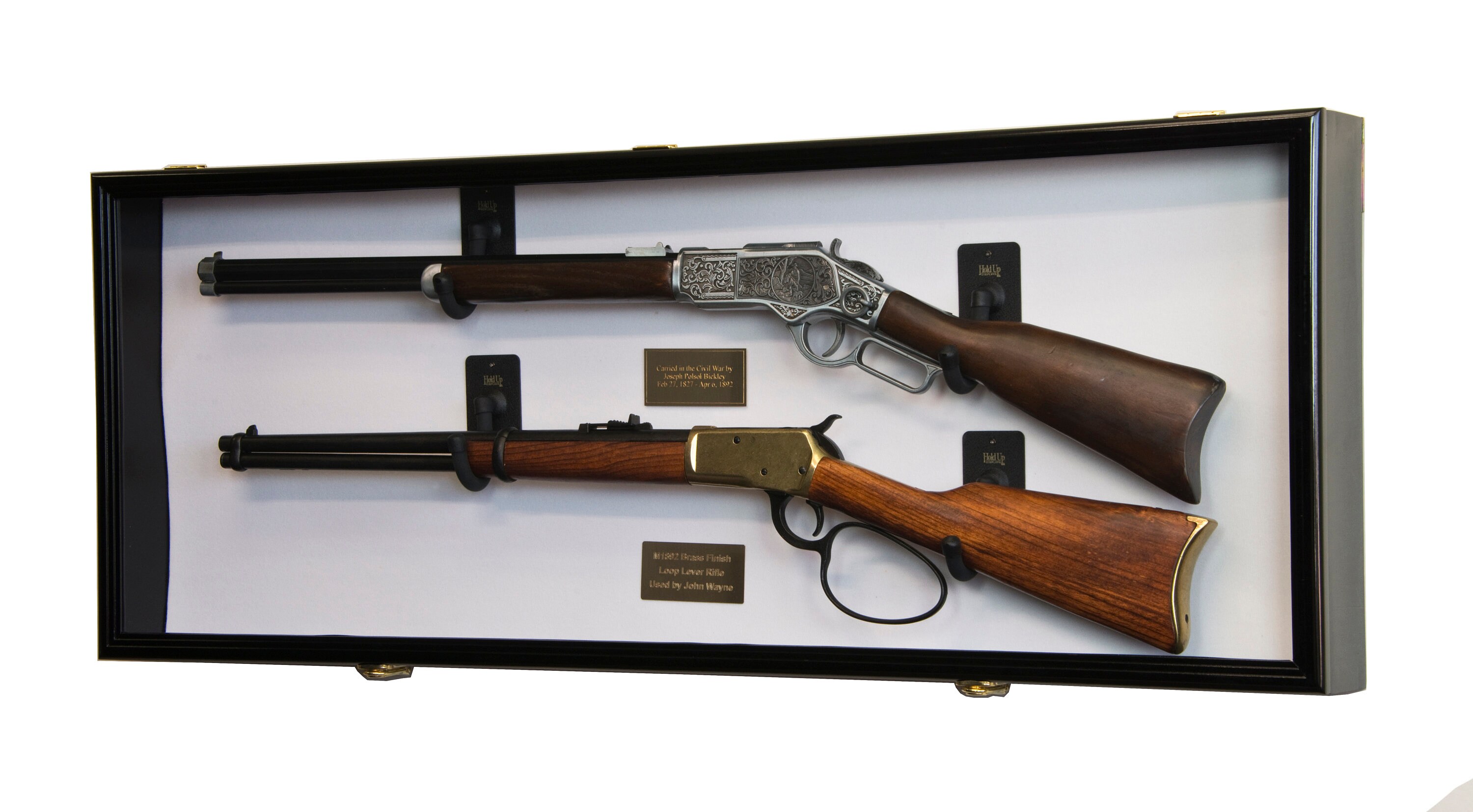 Free Next Day Delivery 2 Rifle Musket Gun Shotgun Display Case
