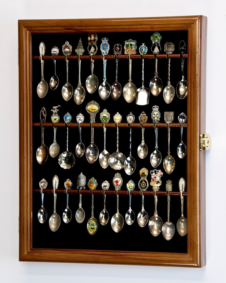 36 Spoon Display Case Wall Rack Holder Box 98 UV Etsy