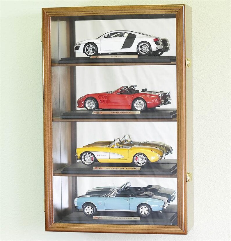 1/18 Scale Diecast Display Case Holder Rack w/ UV Etsy