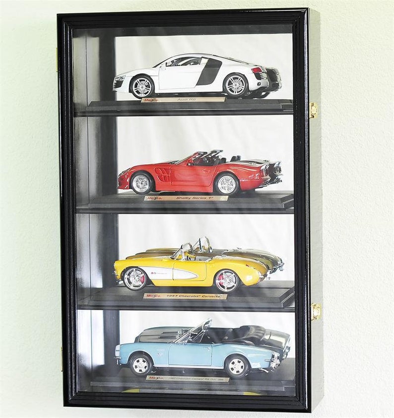 1/18 Scale Diecast Display Case Holder Rack w/ UV Etsy
