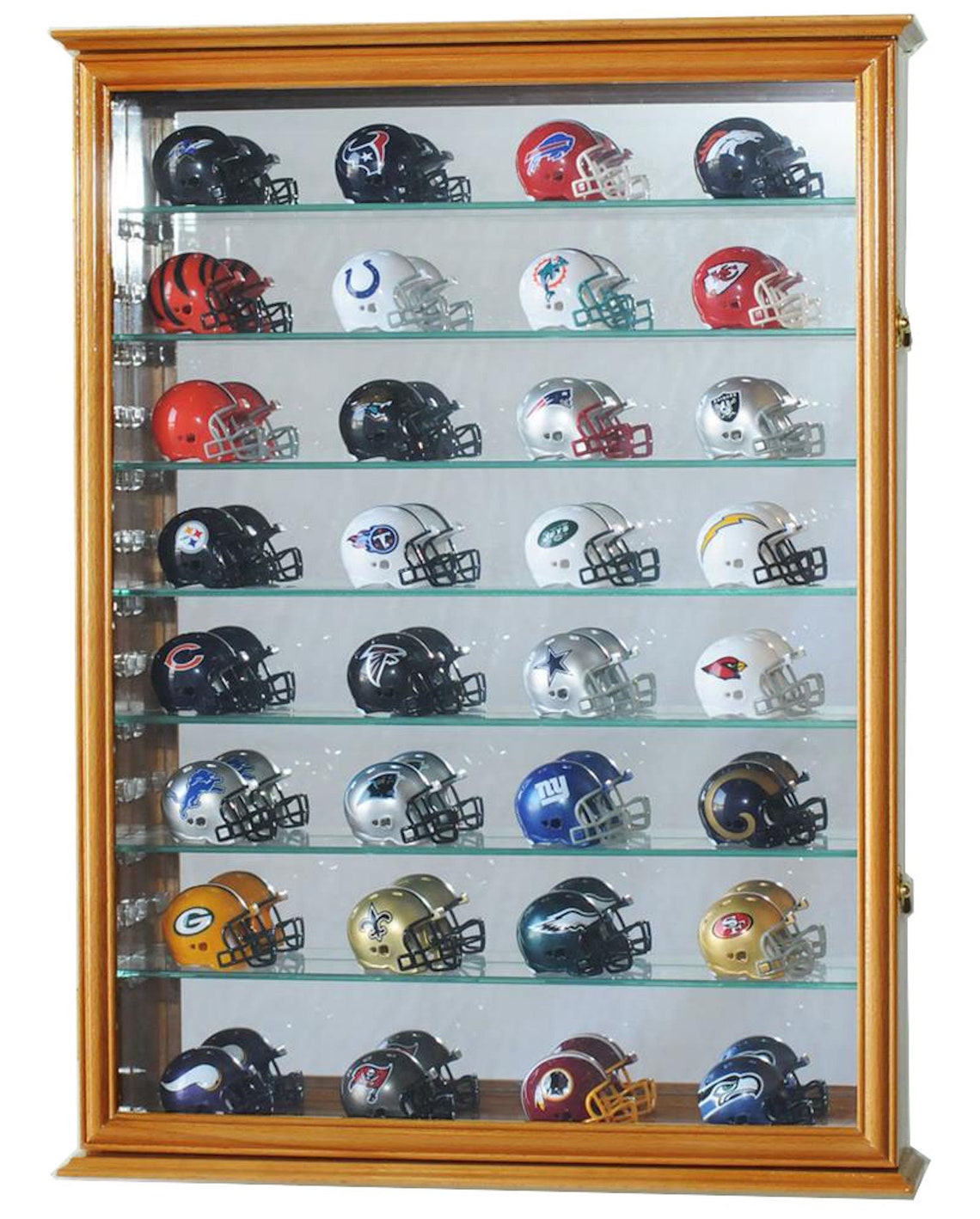 Large Pocket Pro Mini Helmet Display Case Football NFL Etsy