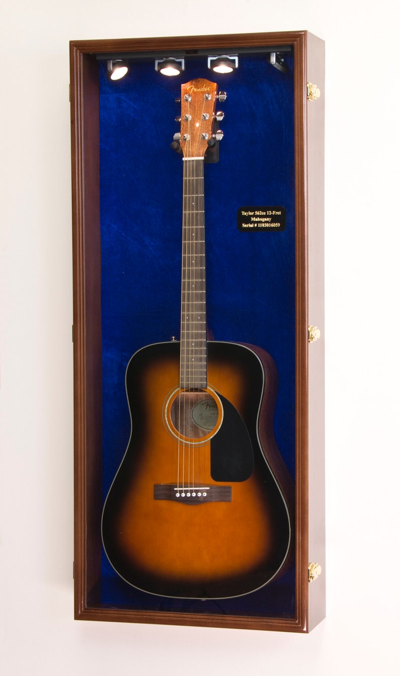 Guitar Display Case Wall Rack for Fender Bass Acoustic Etsy