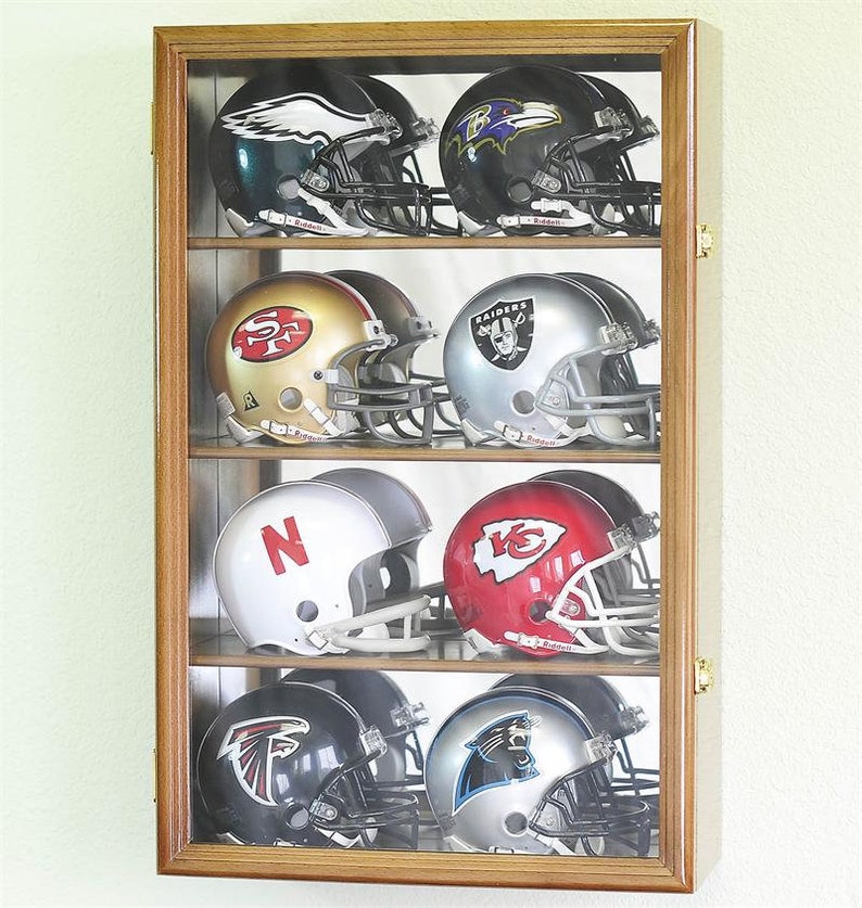 display case for lego helmets