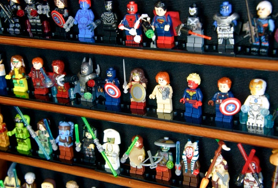Large 110 Mini Figures Minifigures Display Case Cabinet Small