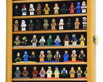 Tapeera Vitrina Apilable Para 72 Minifiguras – Estante Acrílico De Mesa Con Placas Deslizantes, Compatible Con Bloques De Las Principales Marcas