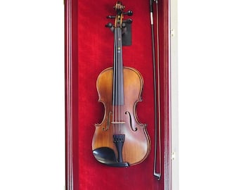 バイオリン　ディスプレイ　アンティーク Amazon.co.jp: バイオリンディスプレイケース キャビネット