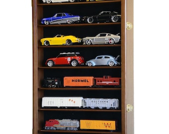 Large 1/24 Scale Diecast Model up to 16 Car Display Case Cabinet Holder Holds up to 16 Cars 1:24