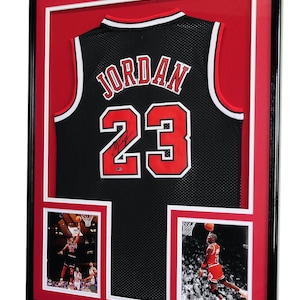 XL Double Matted Custom Framed Jersey Display Case Frame - Matting Cutout - 98% UV Protection - Customizable DIY