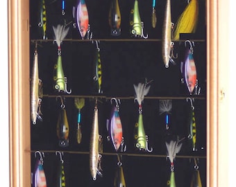 釣りルアーディスプレイケースキャビネット壁フックワイヤーラック棚