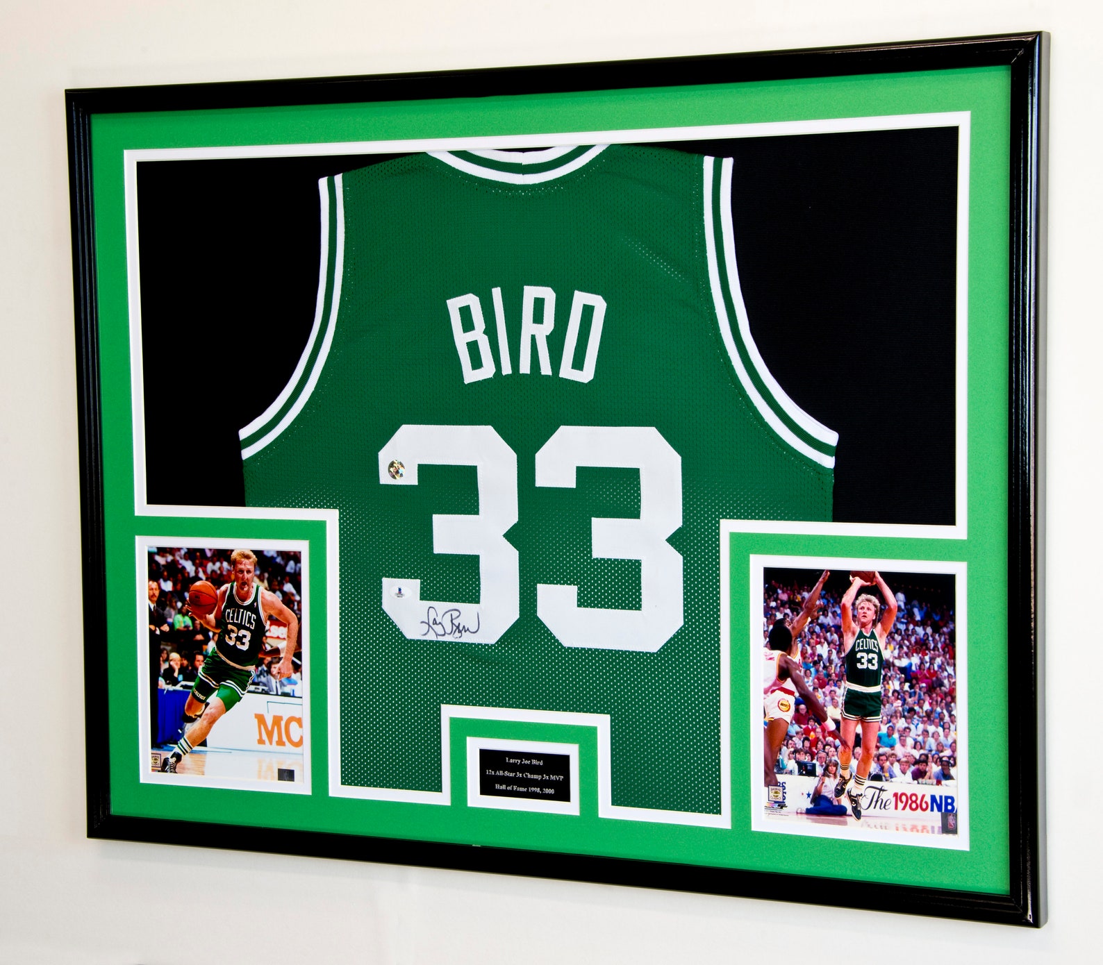 XL Double Matted Custom Framed Jersey Display Case Frame W/98 UV