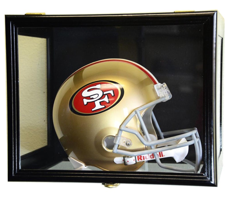 Football Helmet Display Case Holder Shelf wall Etsy