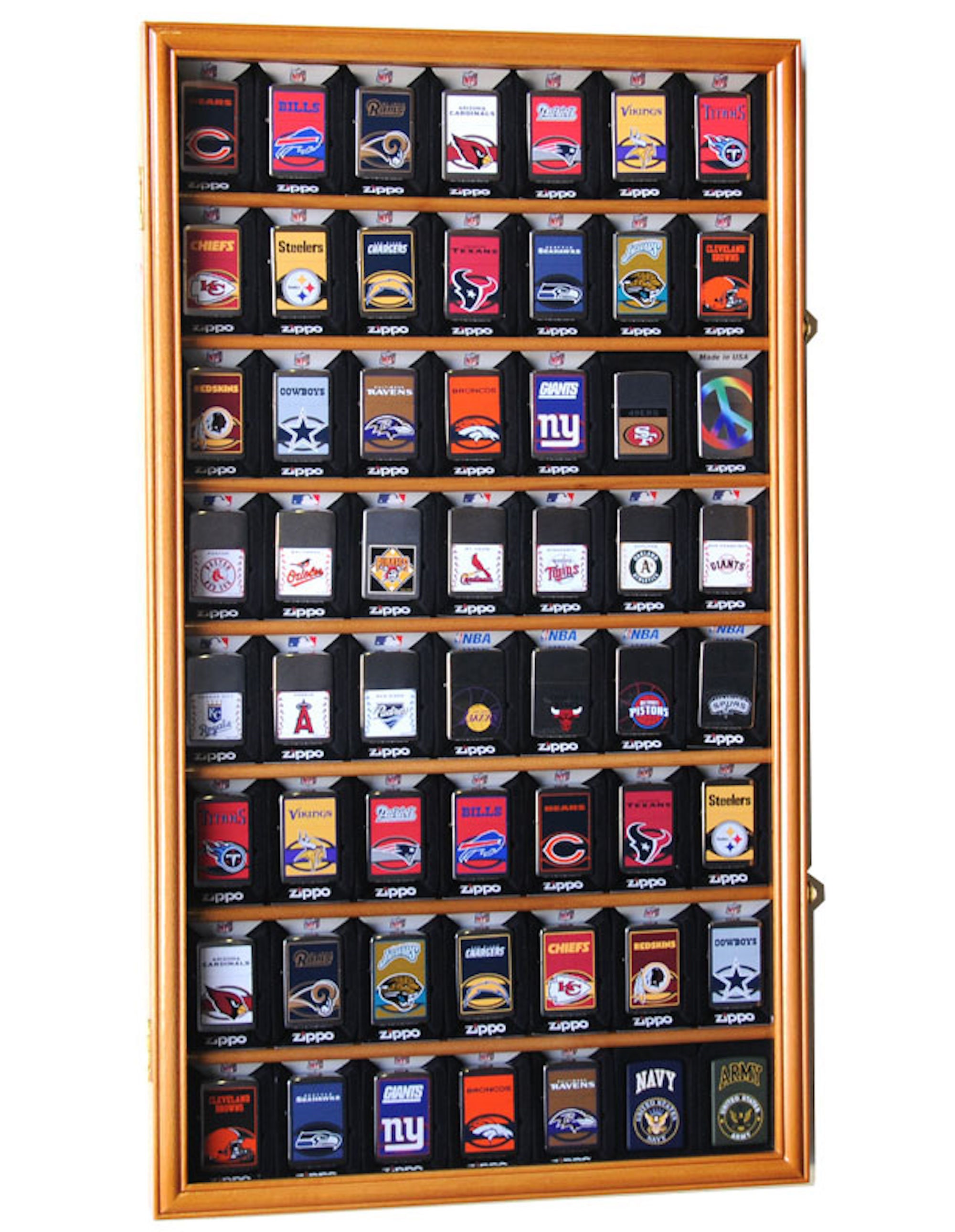 Display Case for 48 Zippo Lighters in Retail Box Wall Etsy