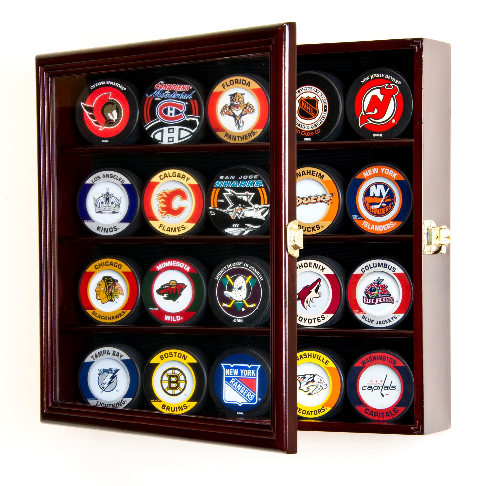 20 Hockey Puck Display Case Holder Rack Stand 98 UV Etsy Canada