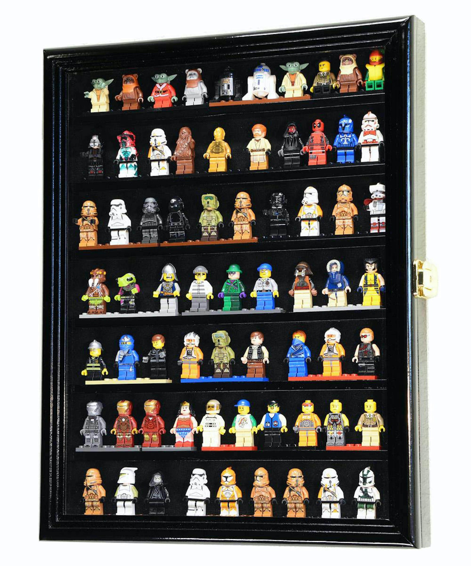 70 Minifigures Display Case Miniatures Figurines Small Etsy