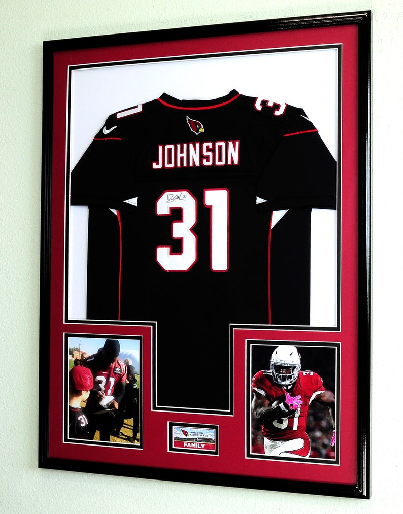 XL Double Matted Custom Framed Jersey Display Case Frame W/98 Etsy