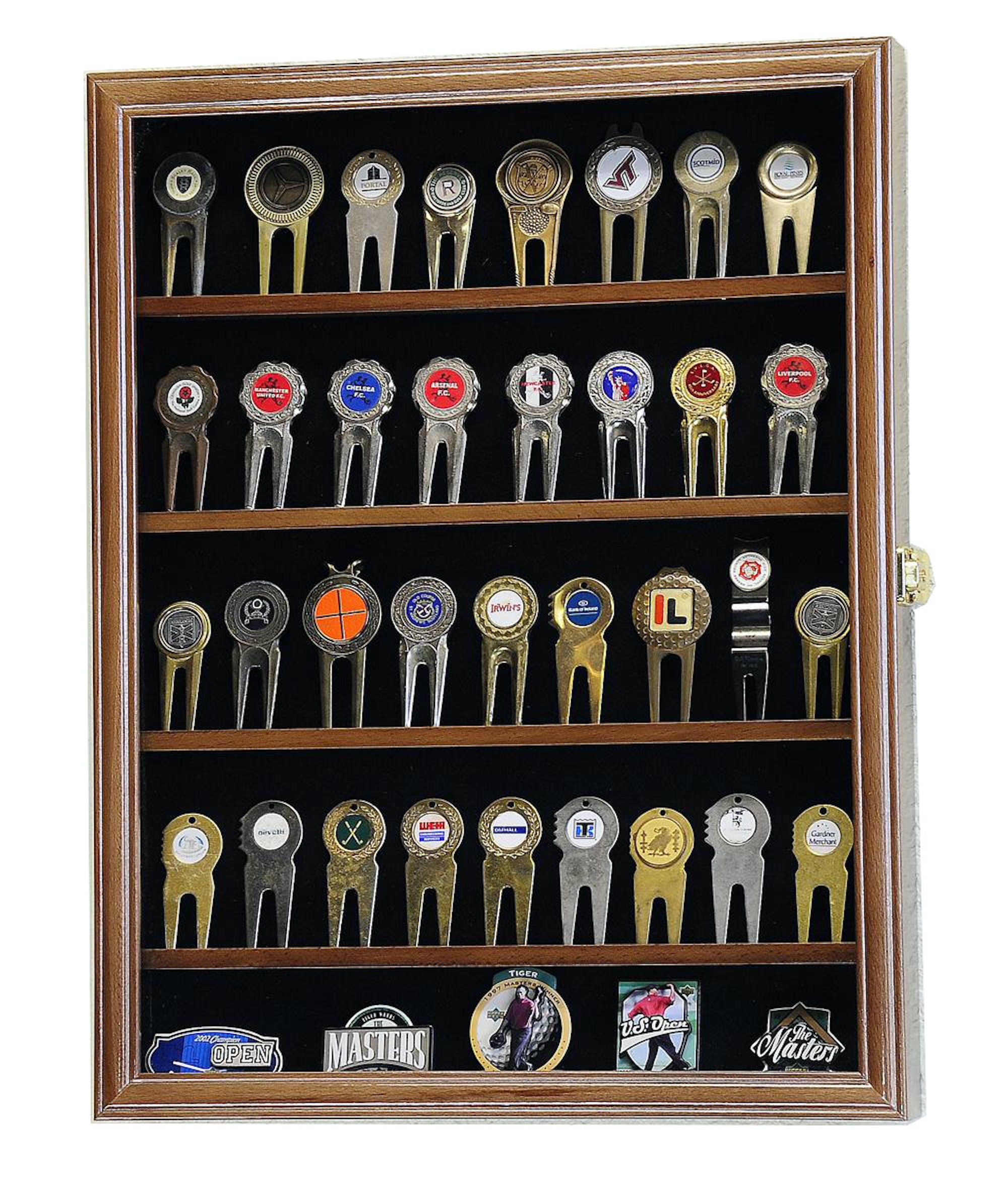 Golf Divot Tool Markers Coin Chips Medallion Display Case Etsy