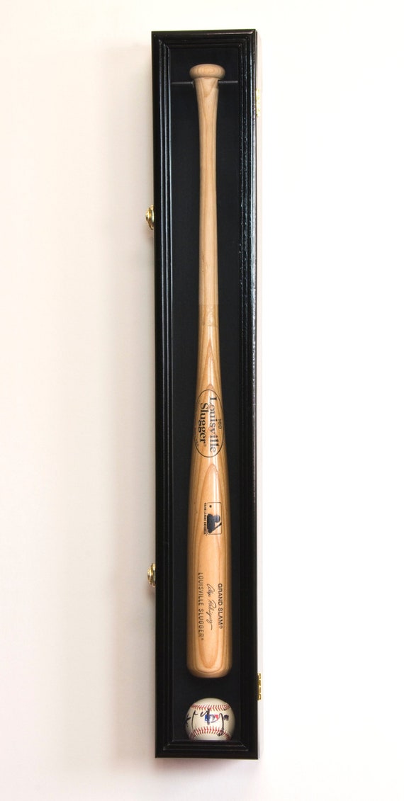 1 Baseball Bat Display Case Cabinet Holder Wall Rack W 98 Uv Etsy