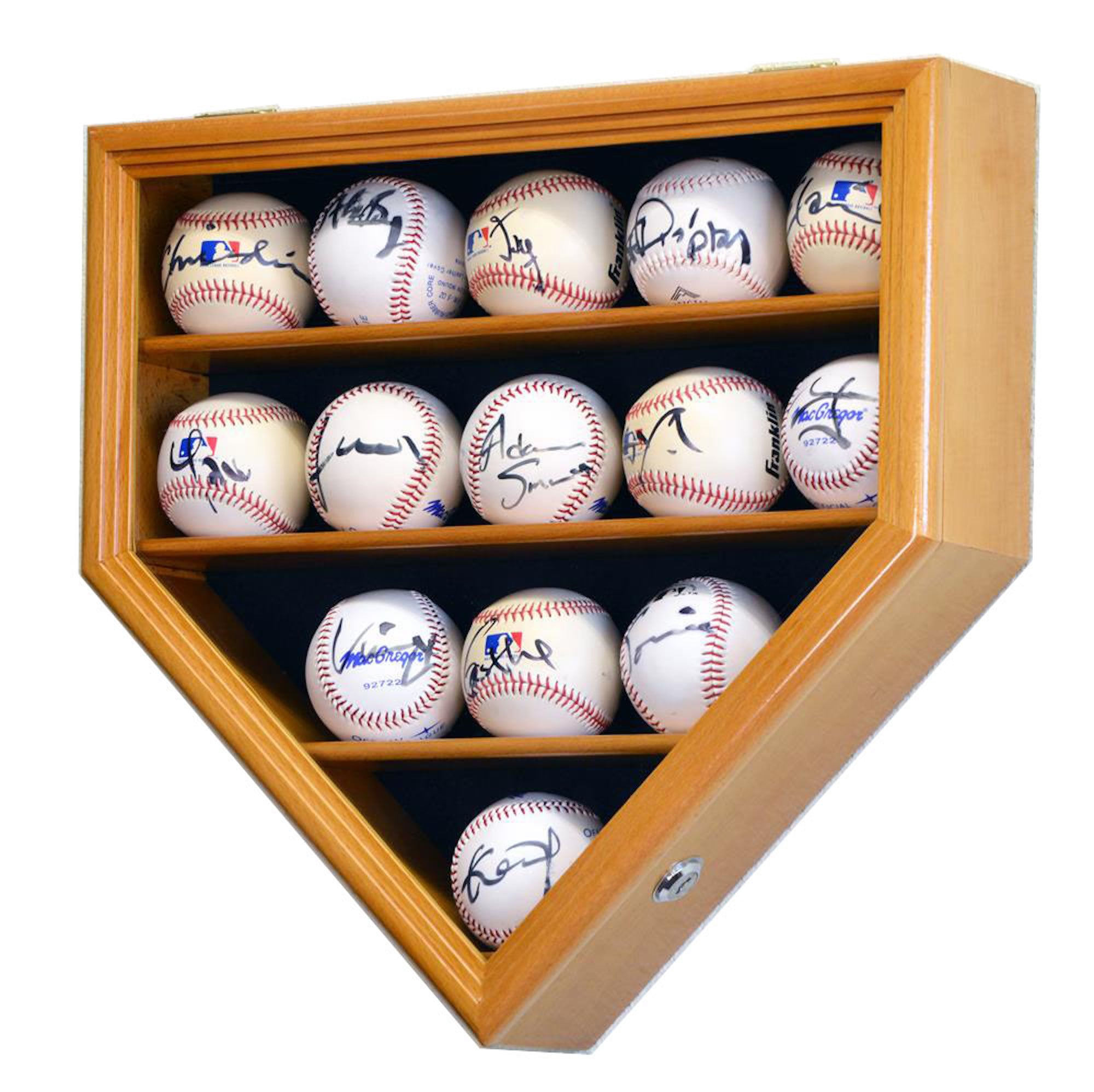 14 Baseball Display Case Holder Rack Home Plate Shaped Etsy
