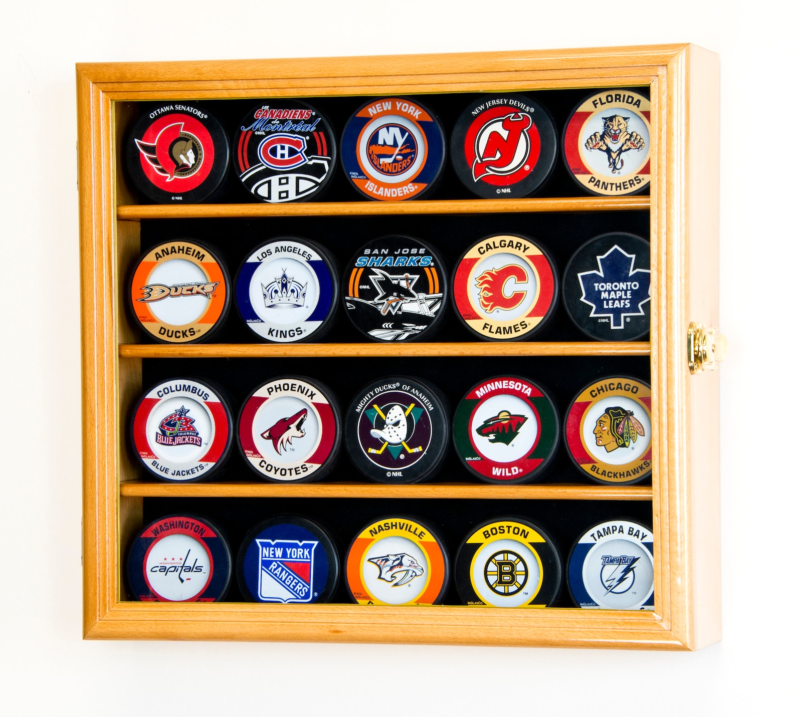 20 Hockey Puck Display Case Holder Rack Stand 98 UV Etsy Canada