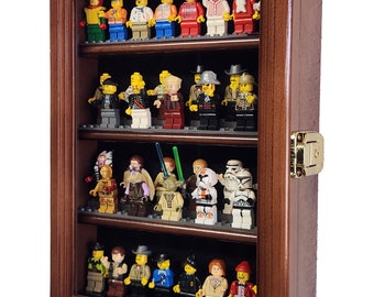 XS Mini Figures Minifigures Display Case Cabinet Small Action