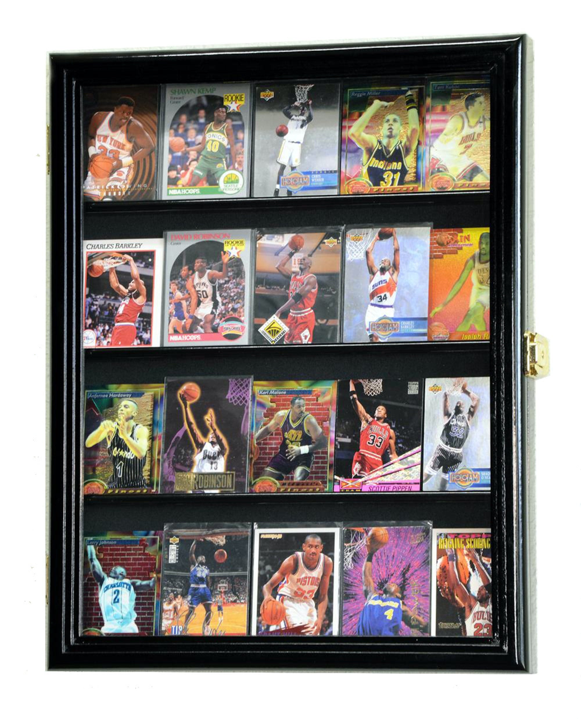 20 Sport Cards/collectible Trading Card Display Case Wall Cabinet