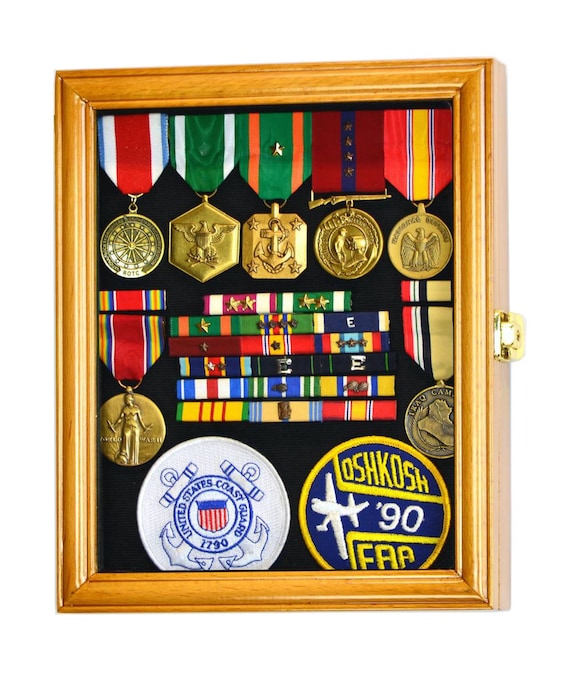 Award Medals, Patch Display Case Shadow Box