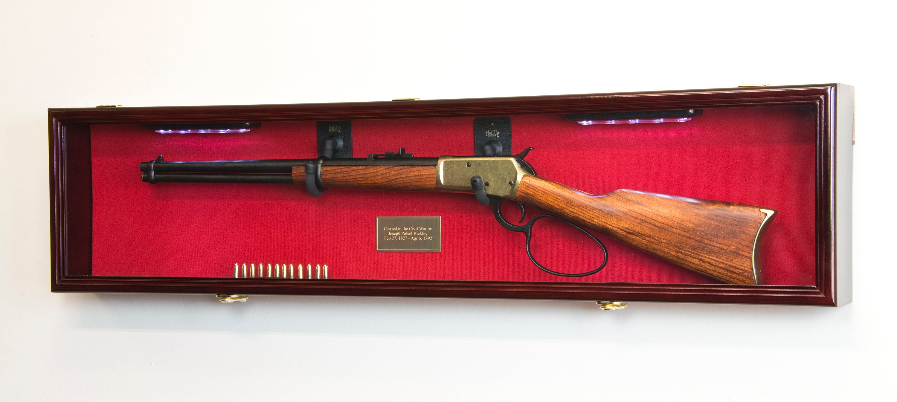 Single Rifle Gun Shotgun Display Case Wall Rack Holder Etsy