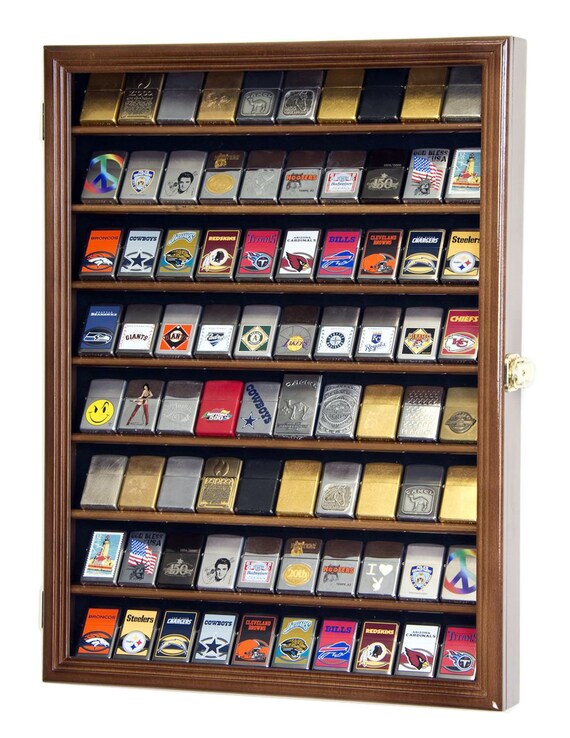 Buy 80 Lighters Display Case Wall Displaying Cabinet Lighter 