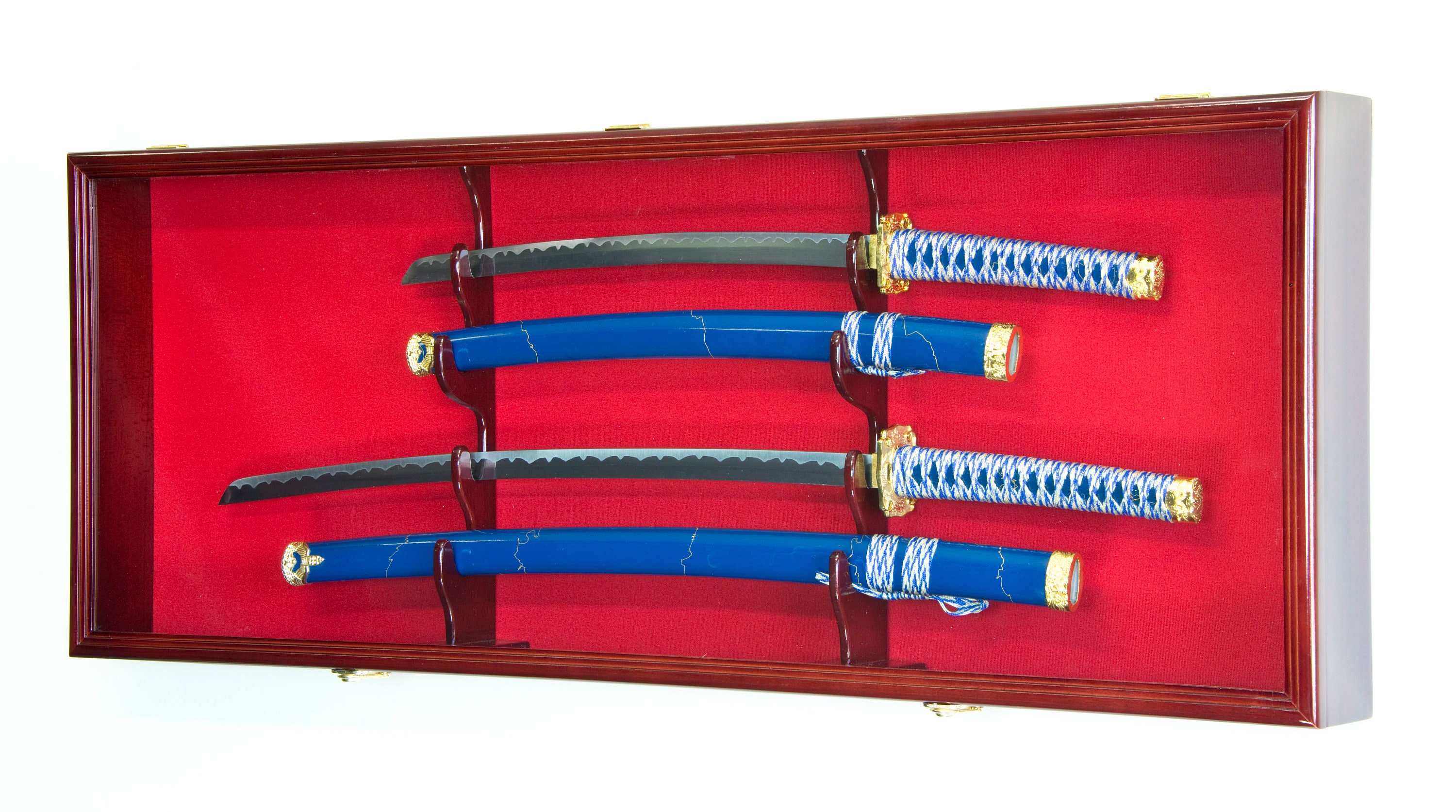 2 Swords and Scabbard Display Case W/98 UV Acrylic Etsy