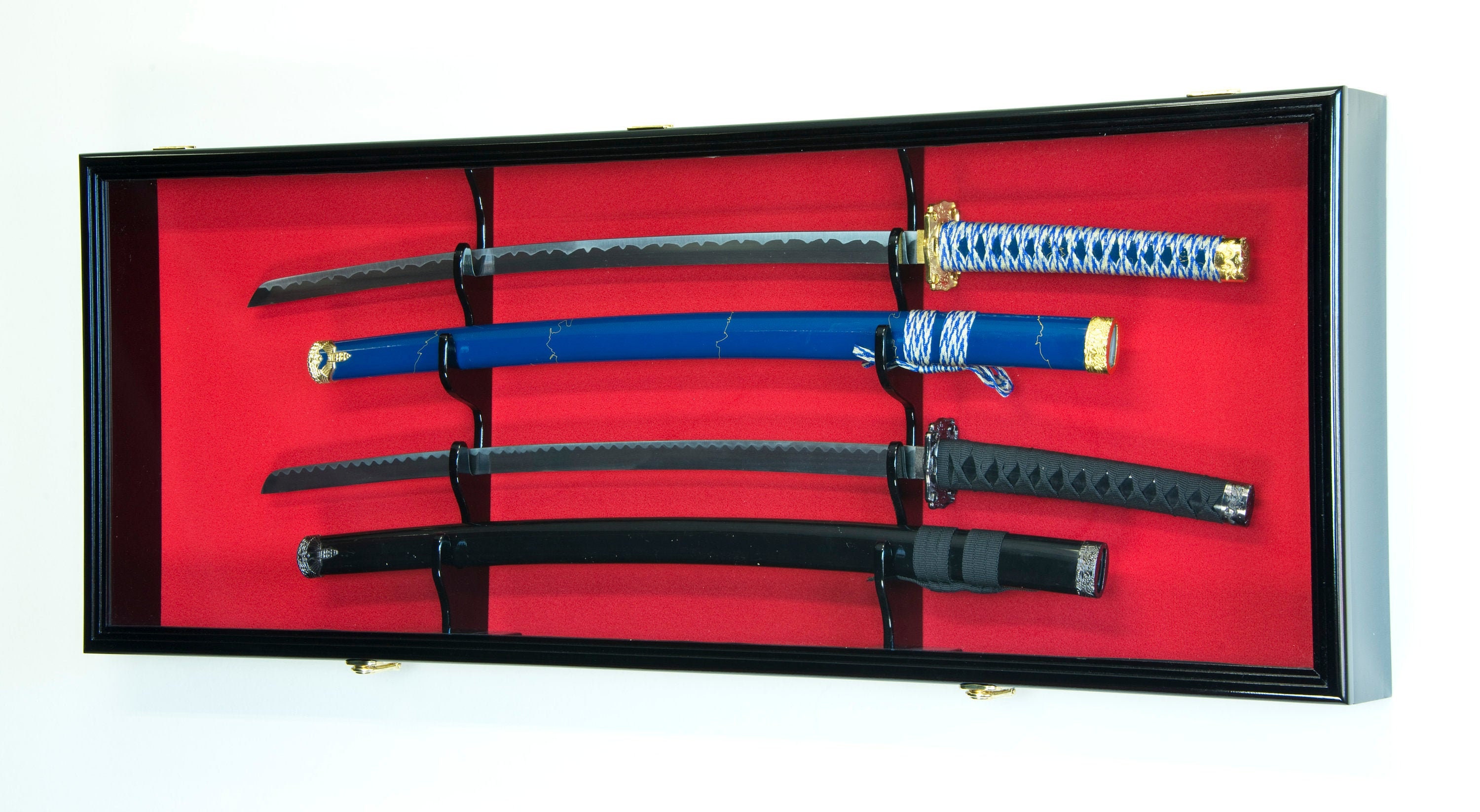 2 Swords and Scabbard Display Case w/98 UV acrylic Etsy