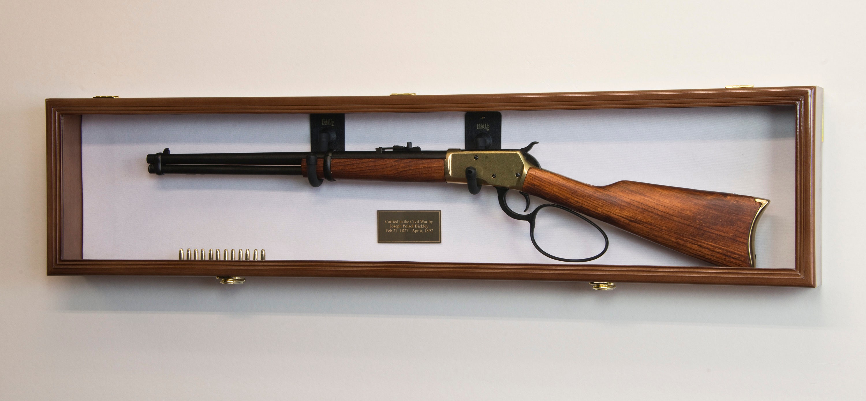 Single Rifle Gun Shotgun Display Case Wall Rack Holder Etsy
