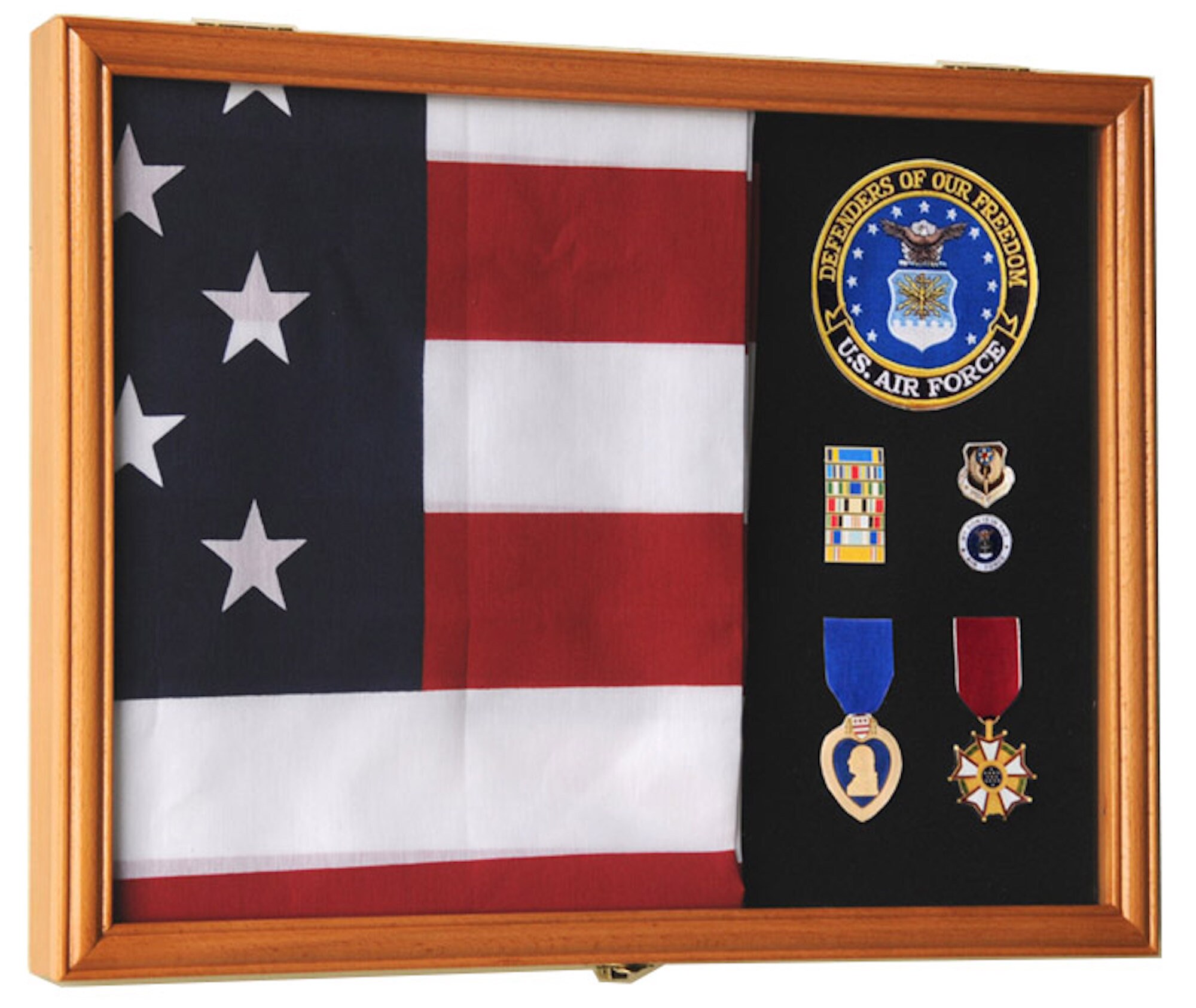 3x5 4x6 Flag and Military Medals Pins Display Case W/ Etsy