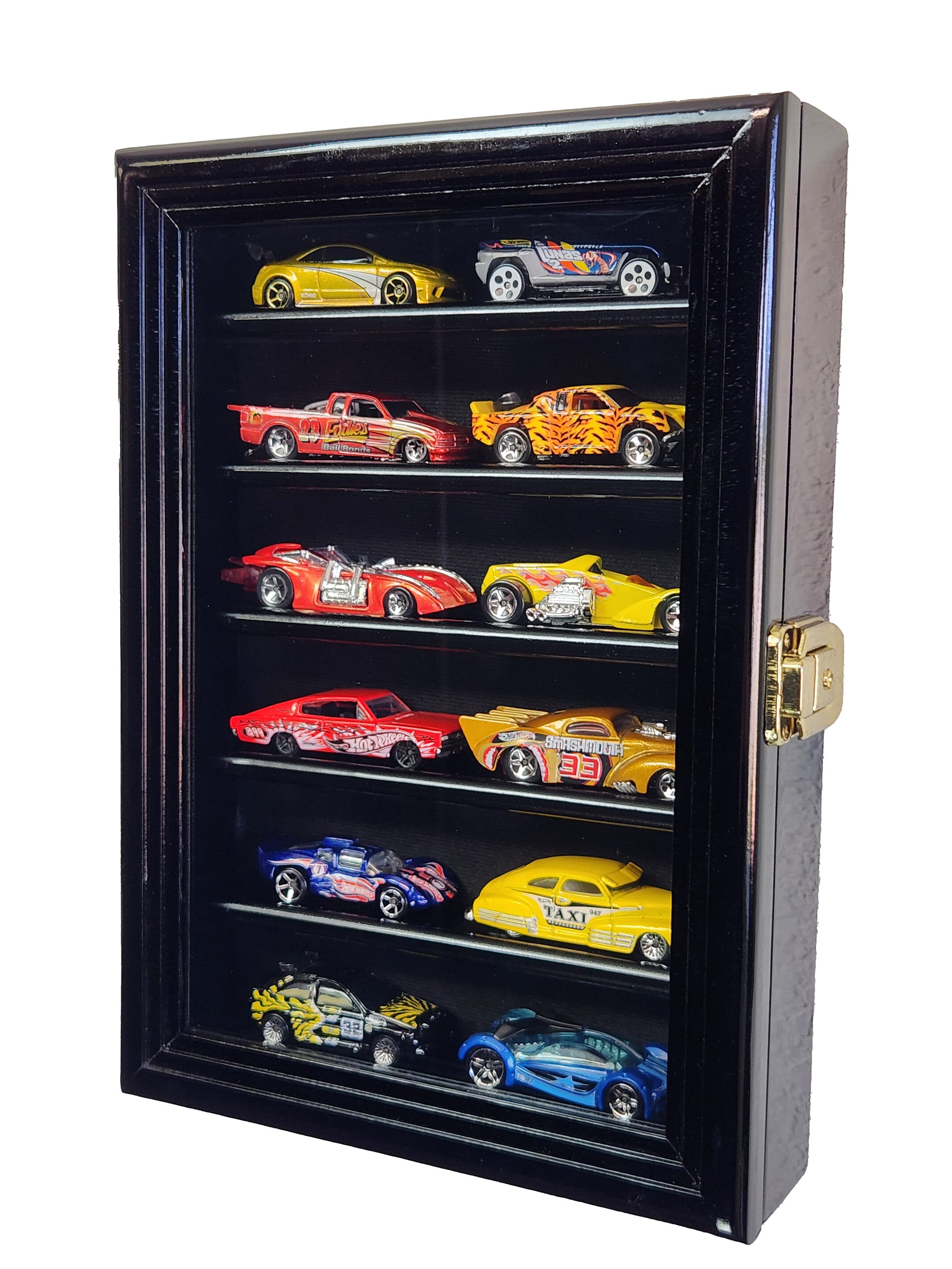 1/64スケールのモデルカー用ダイキャストディスプレイケース、展示 