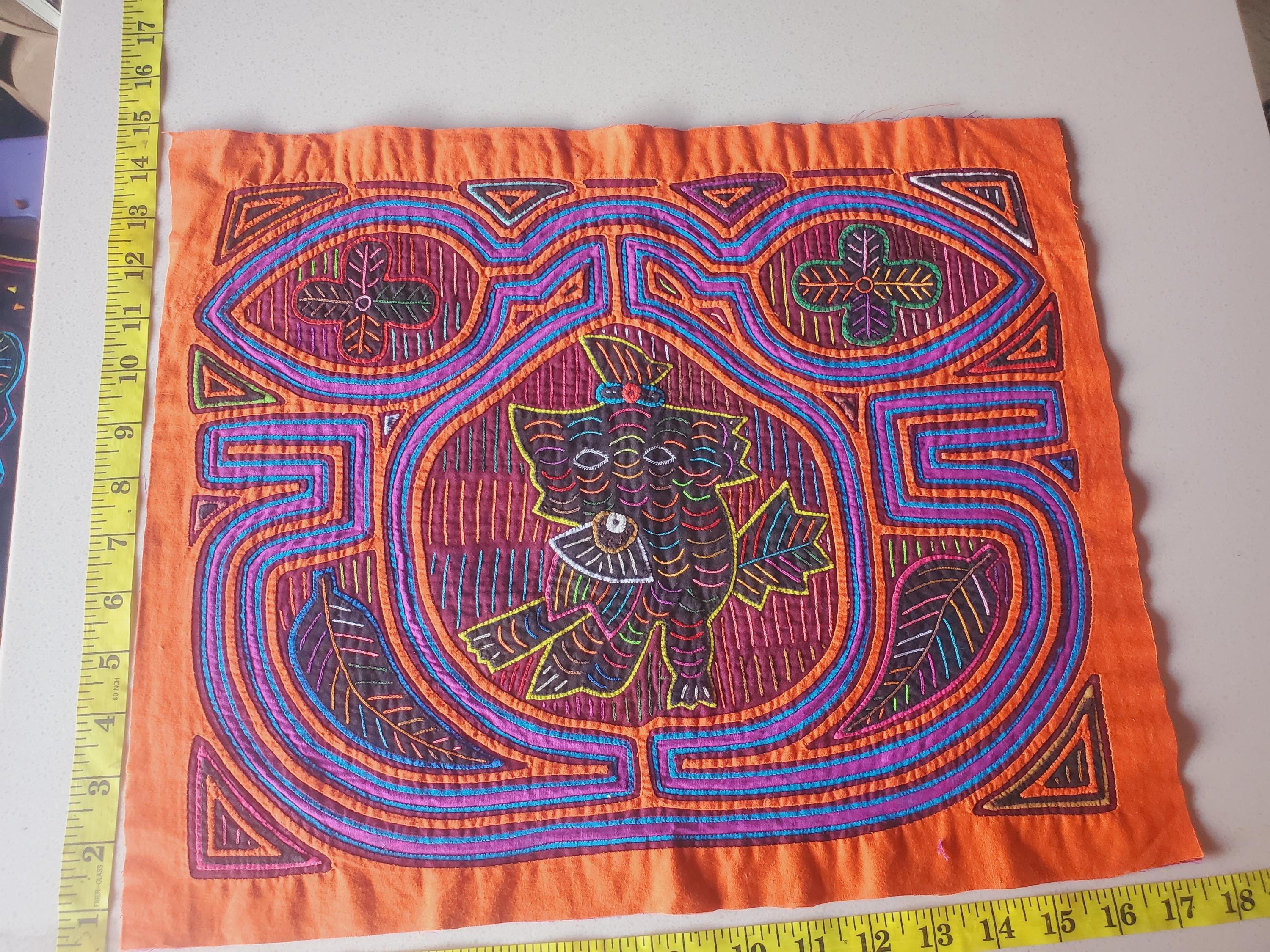 2200 8485 Vintage Mola Unframed Original Unique Handmade - Etsy