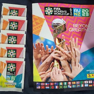 Panini Womens World Cup 2023 Álbum vacío tapa blanda para 580 cromos NUEVO