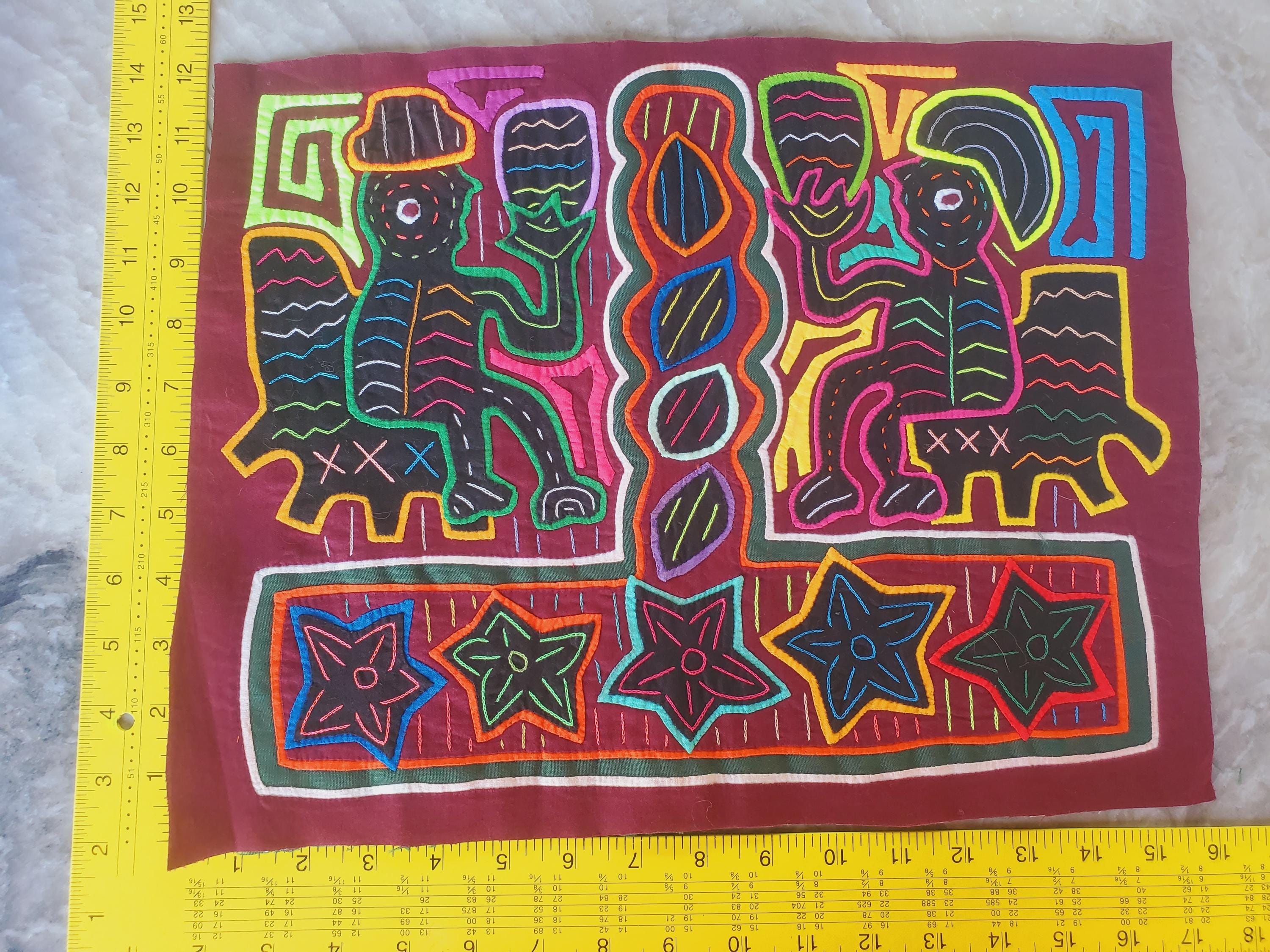 MOLA パナマ 2200 #47#48 Bird Mola Panel Unframed Authentic From Panama - Etsy